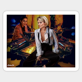 One night/ 13th doctor thasmin Sticker